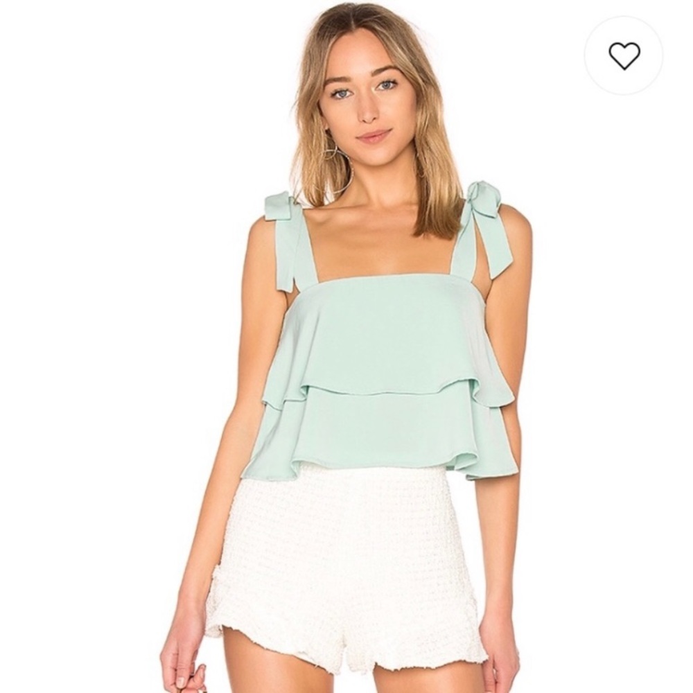 New w/o tags Superdown Helen Tie Strap Top